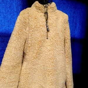 Juniors Time and true wooly fleece pullover